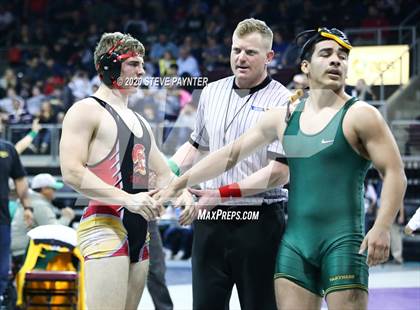 Thumbnail 1 in AIA Wrestling Championships (Divisions 3-4 Finals) photogallery.