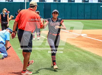 Thumbnail 3 in Lake Creek vs. Canyon (UIL 5A Softball Final) photogallery.