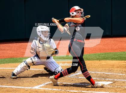 Thumbnail 1 in Lake Creek vs. Canyon (UIL 5A Softball Final) photogallery.
