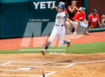 Thumbnail 2 in Lake Creek vs. Canyon (UIL 5A Softball Final) photogallery.
