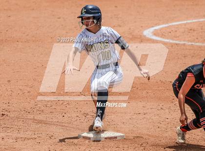 Thumbnail 3 in Lake Creek vs. Canyon (UIL 5A Softball Final) photogallery.