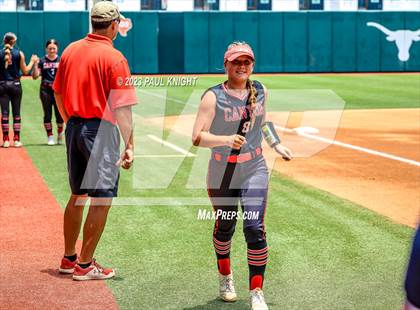 Thumbnail 3 in Lake Creek vs. Canyon (UIL 5A Softball Final) photogallery.