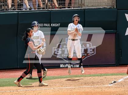 Thumbnail 2 in Lake Creek vs. Canyon (UIL 5A Softball Final) photogallery.