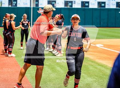 Thumbnail 2 in Lake Creek vs. Canyon (UIL 5A Softball Final) photogallery.