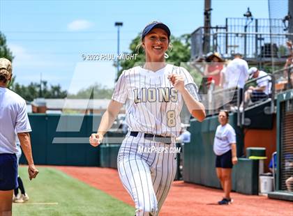 Thumbnail 3 in Lake Creek vs. Canyon (UIL 5A Softball Final) photogallery.