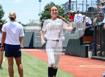 Thumbnail 2 in Lake Creek vs. Canyon (UIL 5A Softball Final) photogallery.
