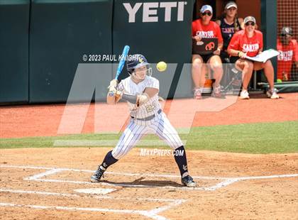 Thumbnail 3 in Lake Creek vs. Canyon (UIL 5A Softball Final) photogallery.
