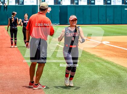 Thumbnail 2 in Lake Creek vs. Canyon (UIL 5A Softball Final) photogallery.