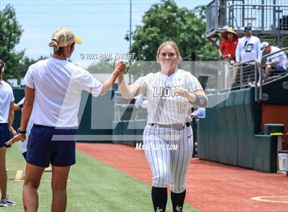Thumbnail 3 in Lake Creek vs. Canyon (UIL 5A Softball Final) photogallery.
