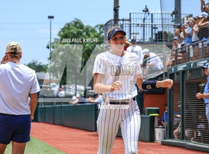 Thumbnail 3 in Lake Creek vs. Canyon (UIL 5A Softball Final) photogallery.