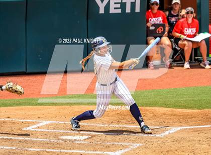 Thumbnail 3 in Lake Creek vs. Canyon (UIL 5A Softball Final) photogallery.
