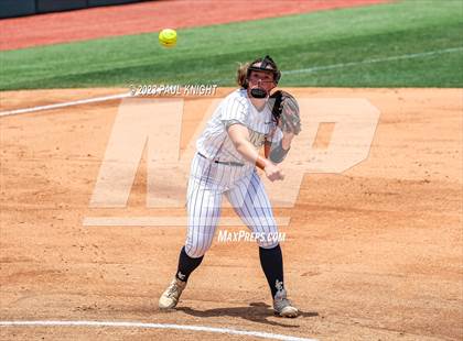 Thumbnail 3 in Lake Creek vs. Canyon (UIL 5A Softball Final) photogallery.