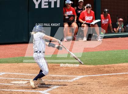 Thumbnail 3 in Lake Creek vs. Canyon (UIL 5A Softball Final) photogallery.