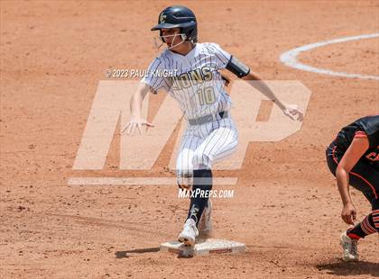 Thumbnail 2 in Lake Creek vs. Canyon (UIL 5A Softball Final) photogallery.
