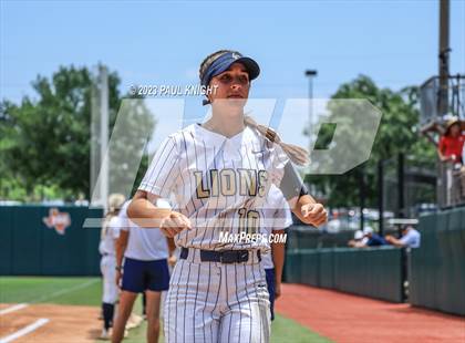 Thumbnail 3 in Lake Creek vs. Canyon (UIL 5A Softball Final) photogallery.