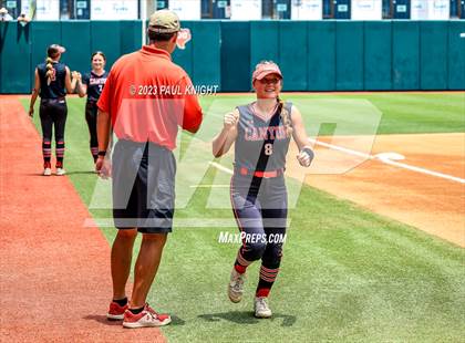Thumbnail 1 in Lake Creek vs. Canyon (UIL 5A Softball Final) photogallery.