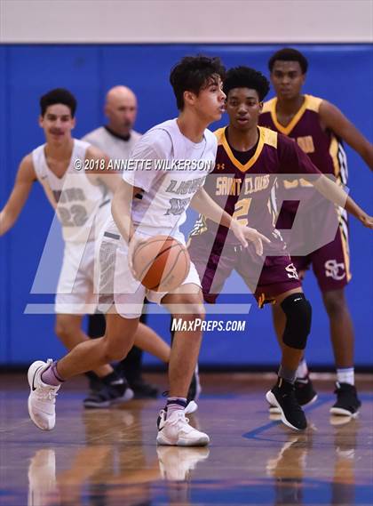 Thumbnail 2 in Foundation Academy vs. St. Cloud (Cancer Awareness Classic) photogallery.