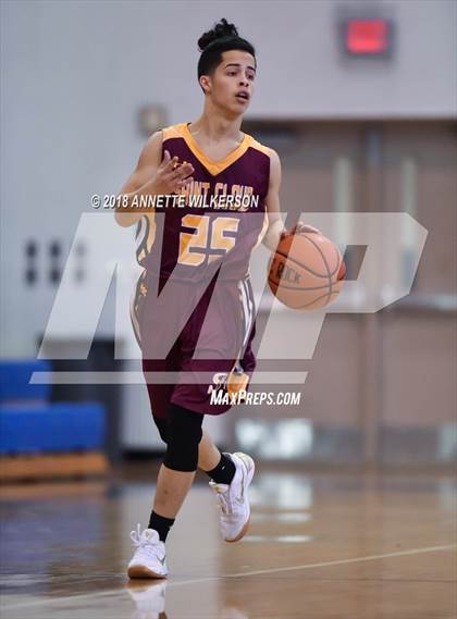 Thumbnail 1 in Foundation Academy vs. St. Cloud (Cancer Awareness Classic) photogallery.