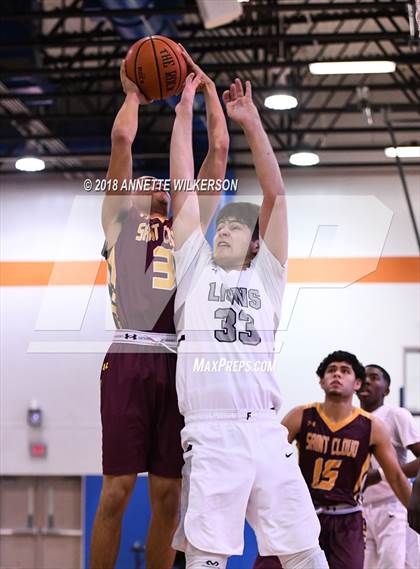 Thumbnail 1 in Foundation Academy vs. St. Cloud (Cancer Awareness Classic) photogallery.