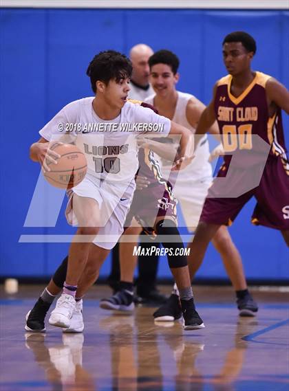 Thumbnail 3 in Foundation Academy vs. St. Cloud (Cancer Awareness Classic) photogallery.