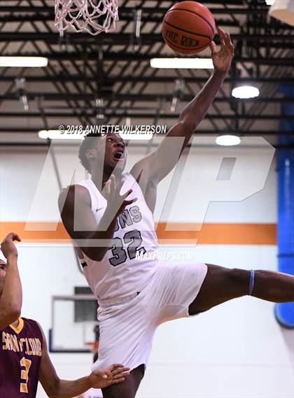 Thumbnail 3 in Foundation Academy vs. St. Cloud (Cancer Awareness Classic) photogallery.