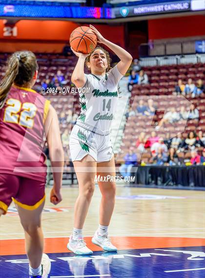 Thumbnail 1 in Northwest Catholic vs. Sheehan (CIAC MM Final) photogallery.