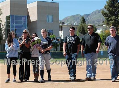 Thumbnail 1 in Burbank @ Crescenta Valley (2010 Senior Night) photogallery.