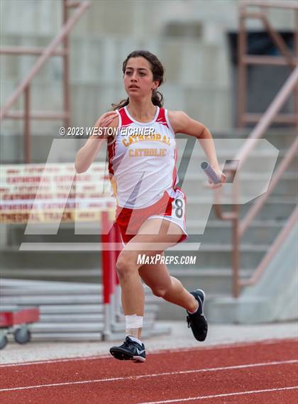 Thumbnail 2 in Cathedral Catholic Tri-Meet photogallery.