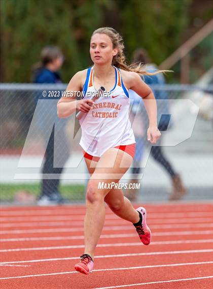 Thumbnail 3 in Cathedral Catholic Tri-Meet photogallery.