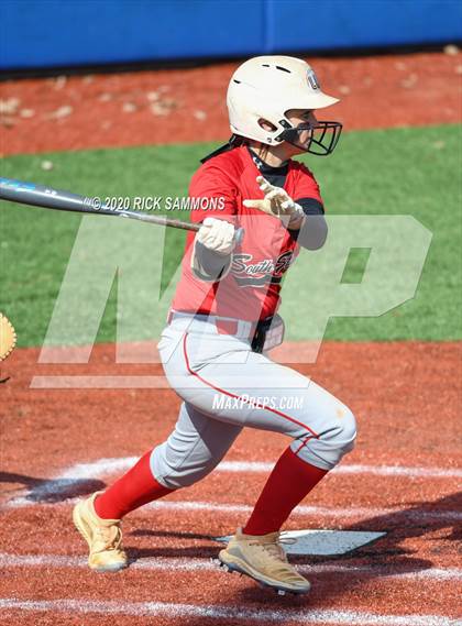 Thumbnail 1 in South Stanly vs Independence (Blue Devil Softball Jamboree) photogallery.