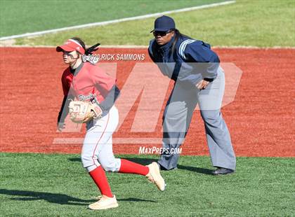 Thumbnail 2 in South Stanly vs Independence (Blue Devil Softball Jamboree) photogallery.