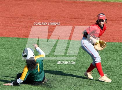 Thumbnail 2 in South Stanly vs Independence (Blue Devil Softball Jamboree) photogallery.