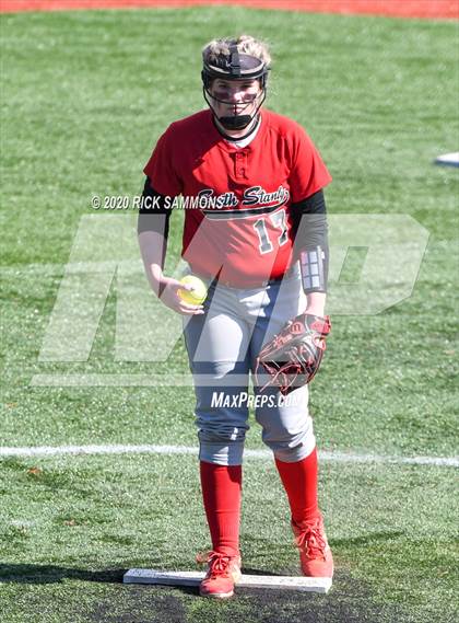 Thumbnail 2 in South Stanly vs Independence (Blue Devil Softball Jamboree) photogallery.