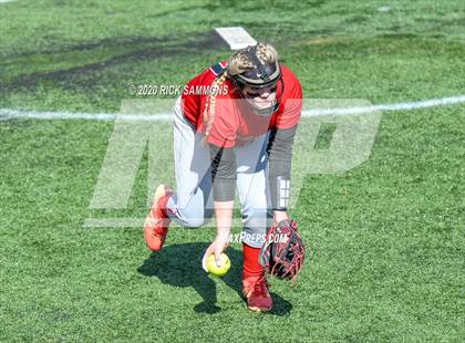 Thumbnail 3 in South Stanly vs Independence (Blue Devil Softball Jamboree) photogallery.