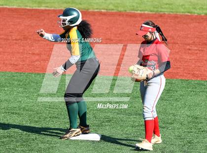 Thumbnail 3 in South Stanly vs Independence (Blue Devil Softball Jamboree) photogallery.
