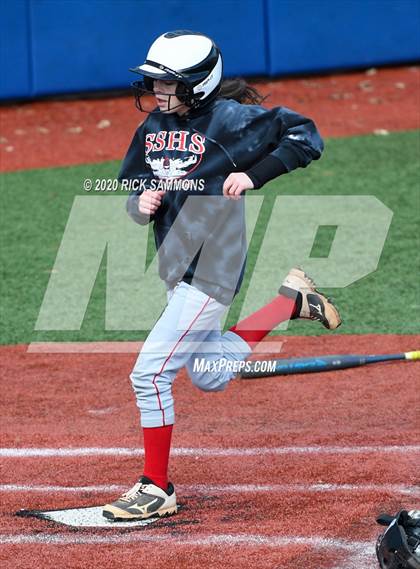 Thumbnail 3 in South Stanly vs Independence (Blue Devil Softball Jamboree) photogallery.