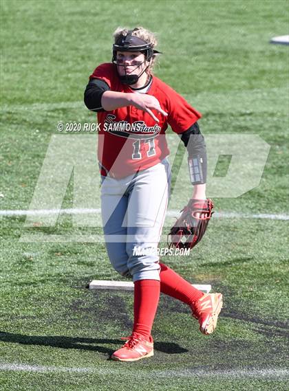 Thumbnail 3 in South Stanly vs Independence (Blue Devil Softball Jamboree) photogallery.