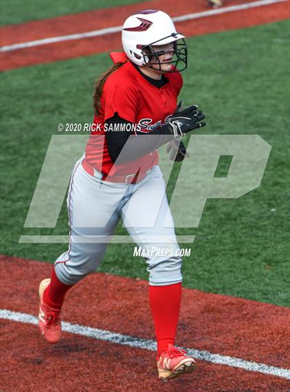Thumbnail 2 in South Stanly vs Independence (Blue Devil Softball Jamboree) photogallery.