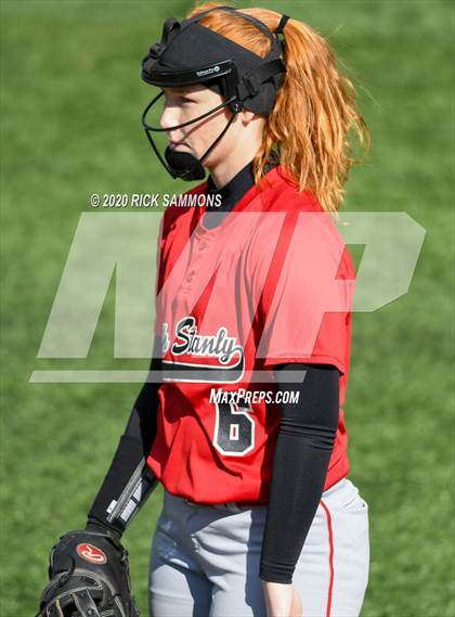 Thumbnail 2 in South Stanly vs Independence (Blue Devil Softball Jamboree) photogallery.