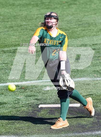 Thumbnail 2 in South Stanly vs Independence (Blue Devil Softball Jamboree) photogallery.