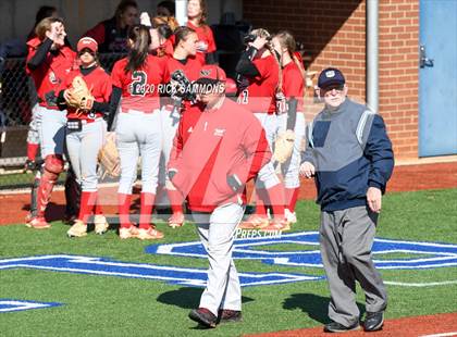 Thumbnail 2 in South Stanly vs Independence (Blue Devil Softball Jamboree) photogallery.
