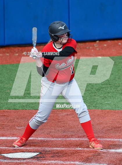Thumbnail 3 in South Stanly vs Independence (Blue Devil Softball Jamboree) photogallery.