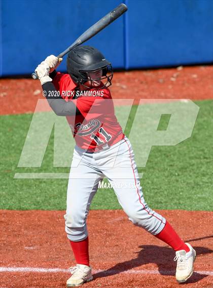 Thumbnail 3 in South Stanly vs Independence (Blue Devil Softball Jamboree) photogallery.