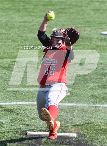 Thumbnail 3 in South Stanly vs Independence (Blue Devil Softball Jamboree) photogallery.