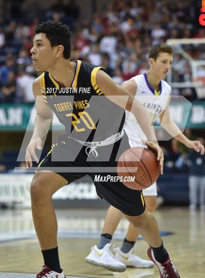 Thumbnail 1 in Torrey Pines vs. St. Augustine (CIF San Diego Open Division Final) photogallery.