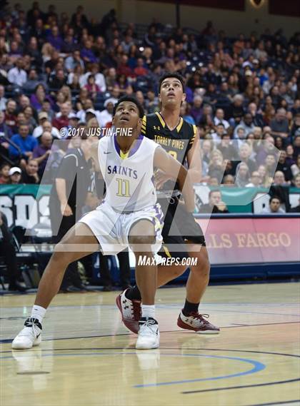 Thumbnail 1 in Torrey Pines vs. St. Augustine (CIF San Diego Open Division Final) photogallery.