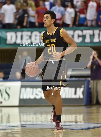 Thumbnail 1 in Torrey Pines vs. St. Augustine (CIF San Diego Open Division Final) photogallery.