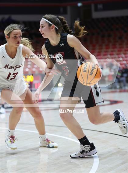 Thumbnail 1 in Morgan vs. Layton Christian Academy (UHSAA 3A Quarterfinal) photogallery.