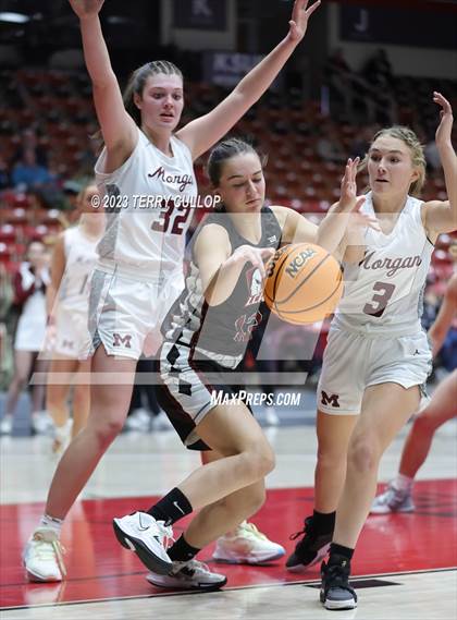 Thumbnail 1 in Morgan vs. Layton Christian Academy (UHSAA 3A Quarterfinal) photogallery.