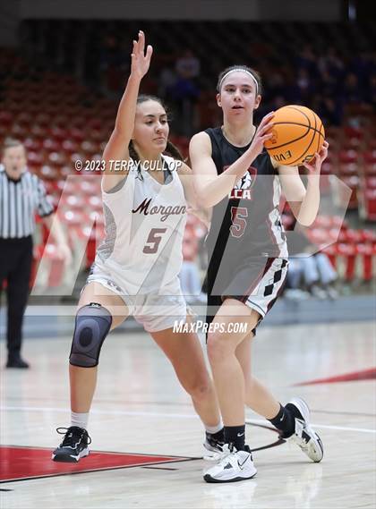 Thumbnail 1 in Morgan vs. Layton Christian Academy (UHSAA 3A Quarterfinal) photogallery.
